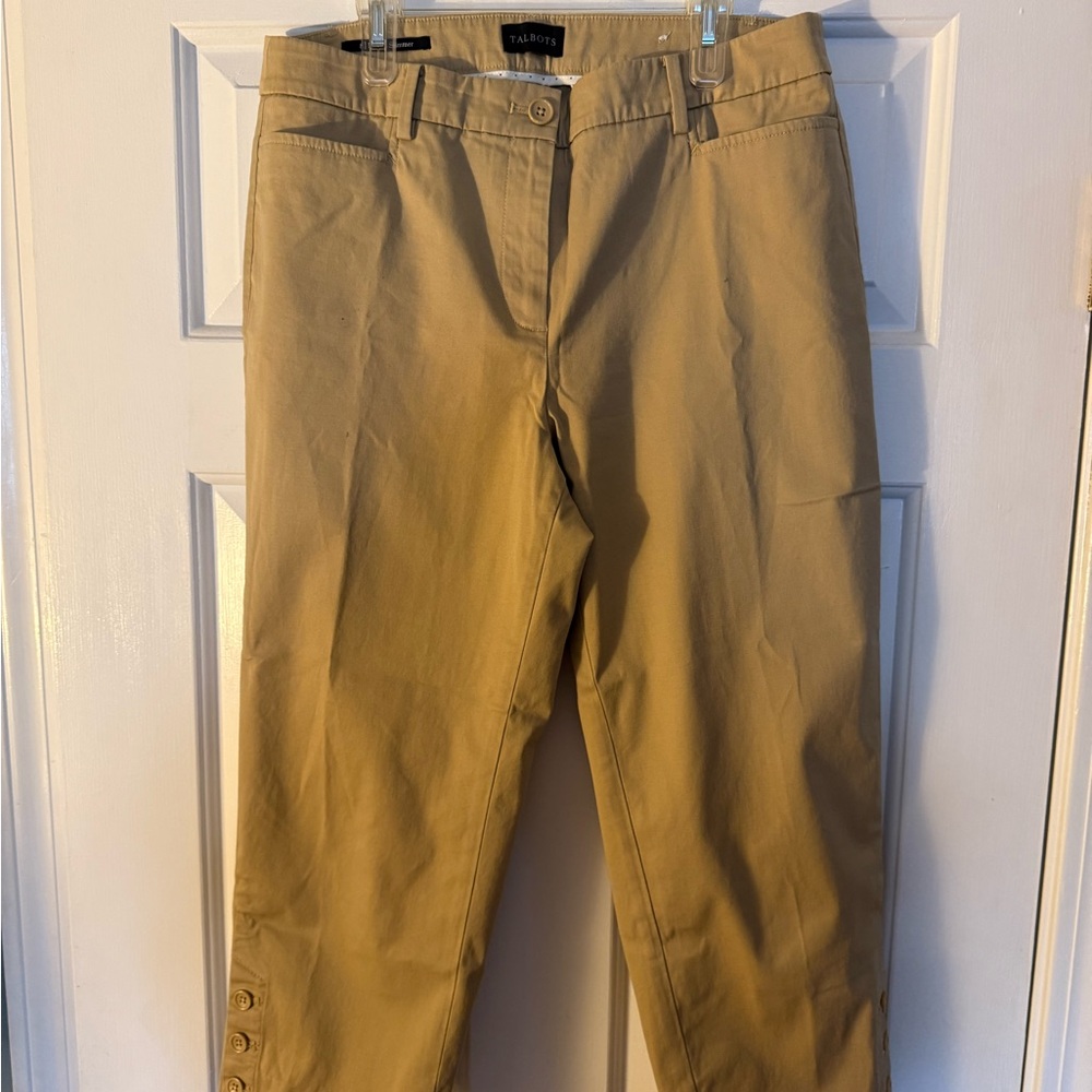 Talbots Women's Tan Capris